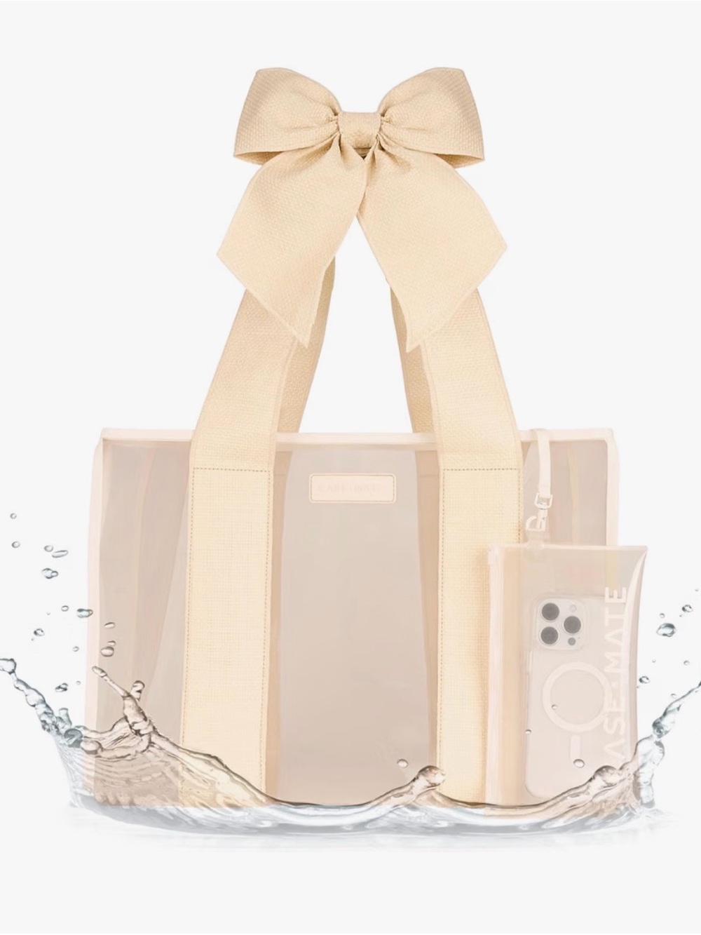Case-Mate Jelly Tote - Ecru Raffia